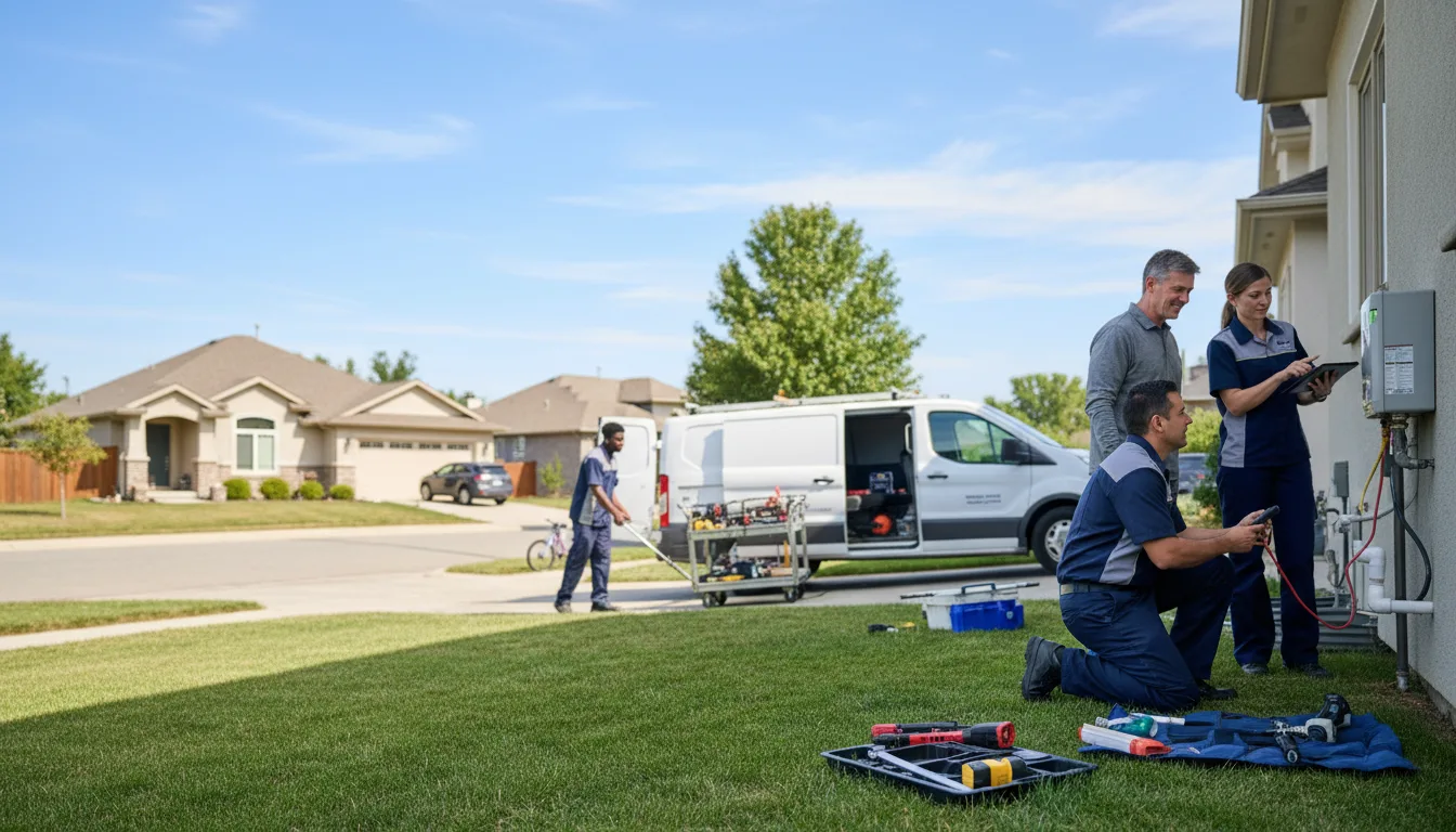 Tankless water heater service in Thorndale, PA